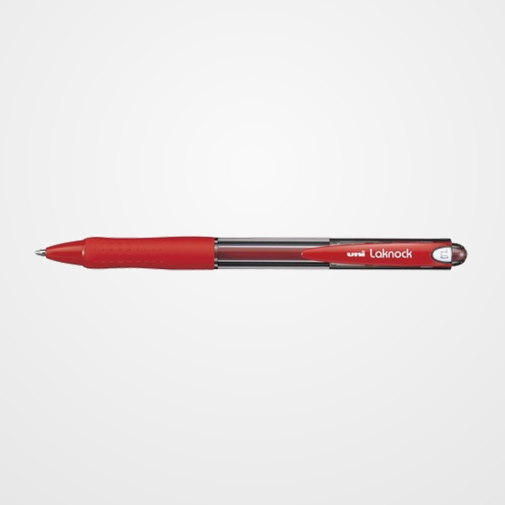 BOLIGRAFO RT. UNI-BALL LAKNOCK 1,0 (SN-100)  ROJO