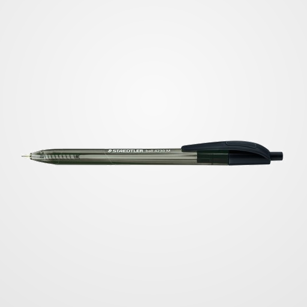 [10101832] BOLIGRAFO STAEDTLER RETRACTIL 4230 MEDIO NEGRO