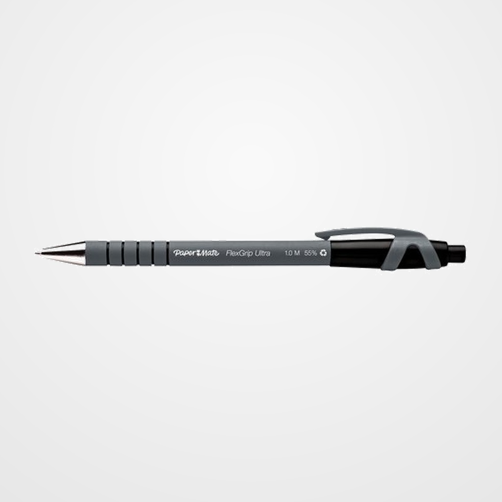 BOLIGRAFO PAPER MATE RETRACTIL FLEXGRIP  NEGRO