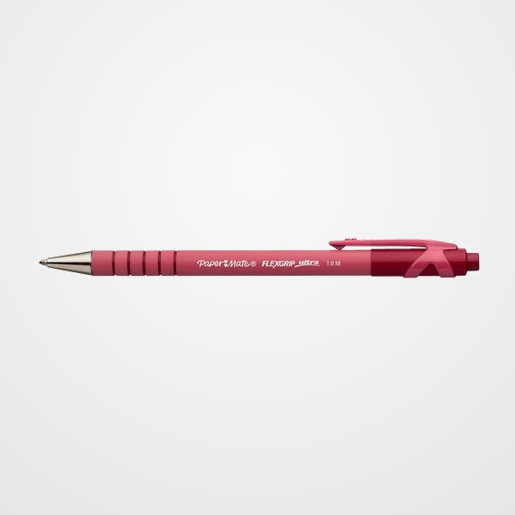 BOLIGRAFO PAPER MATE RETRACTIL FLEXGRIP  ROJO