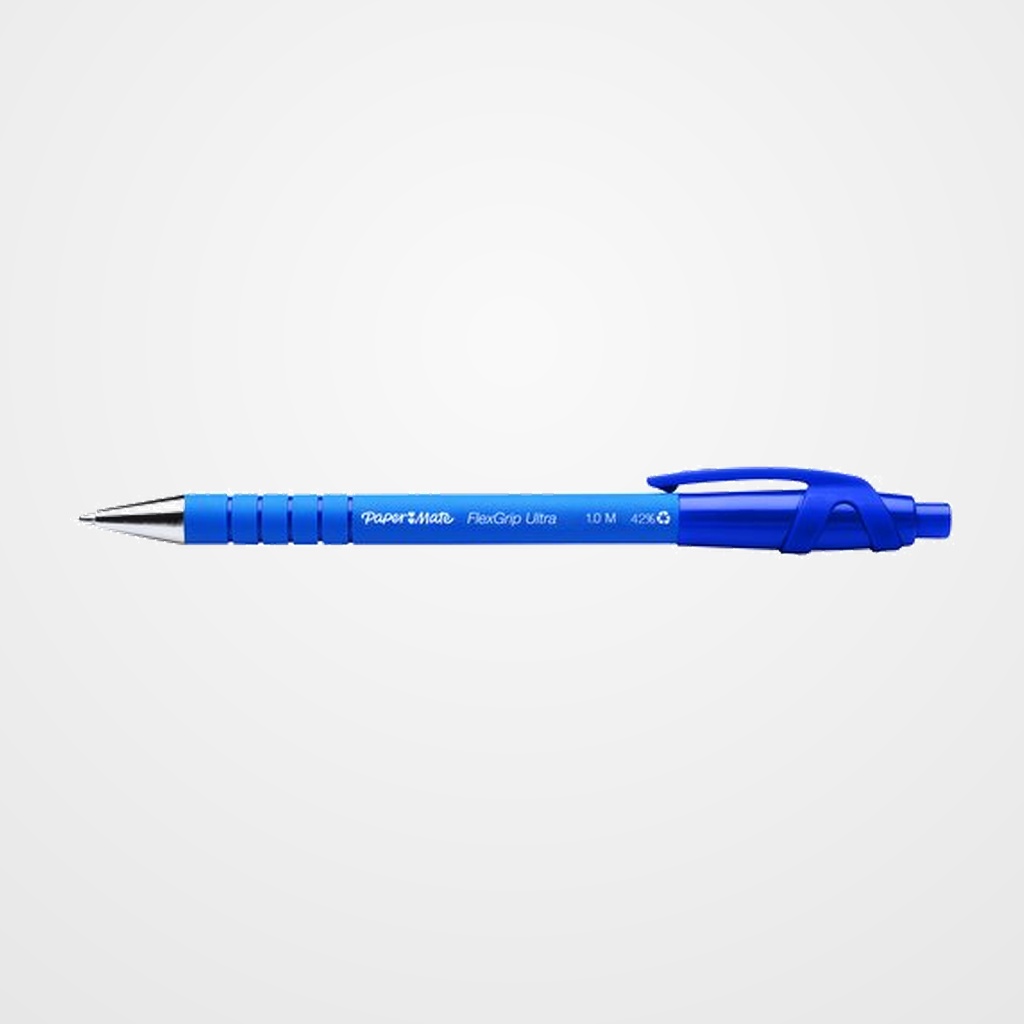 BOLIGRAFO PAPER RETRACTIL MATE FLEXGRIP  AZUL