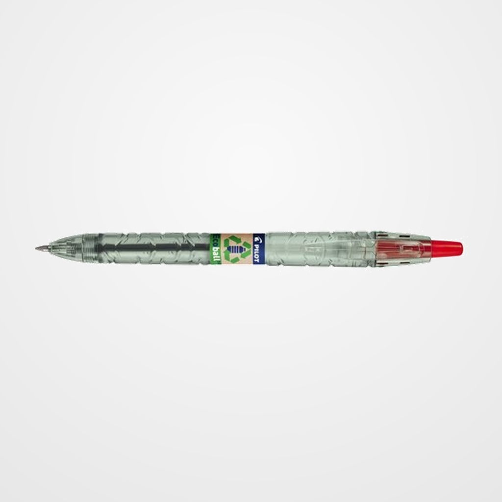 BOLIGRAFO RT. PILOT ECOBALL RECICLADO  1.0 ROJO