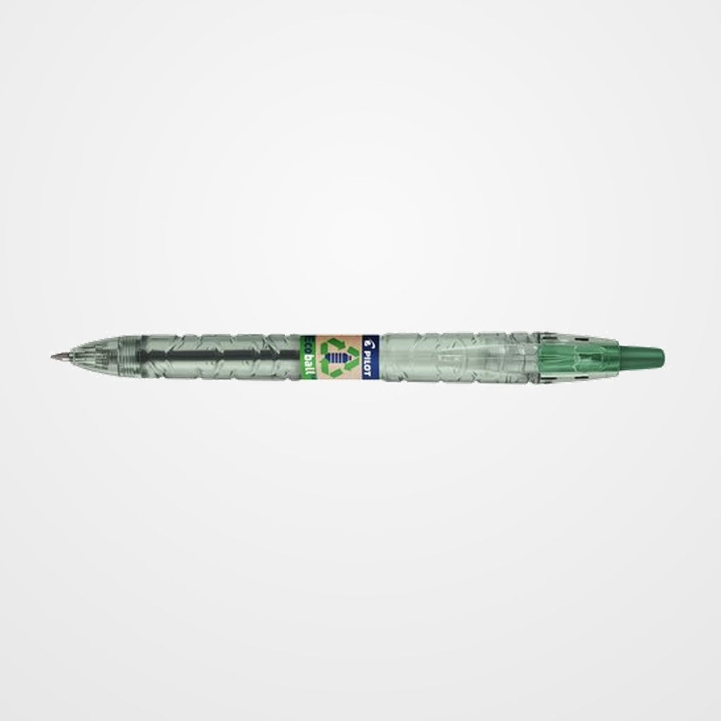 BOLIGRAFO RT. PILOT ECOBALL RECICLADO  1.0 VERDE