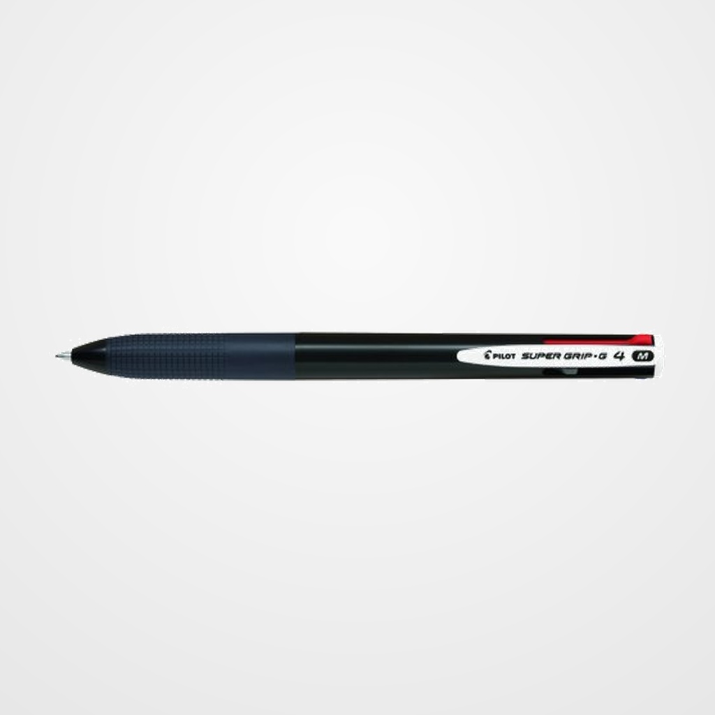 BOLIGRAFO de 4 COLORES PILOT SUPERGRIP G NEGRO