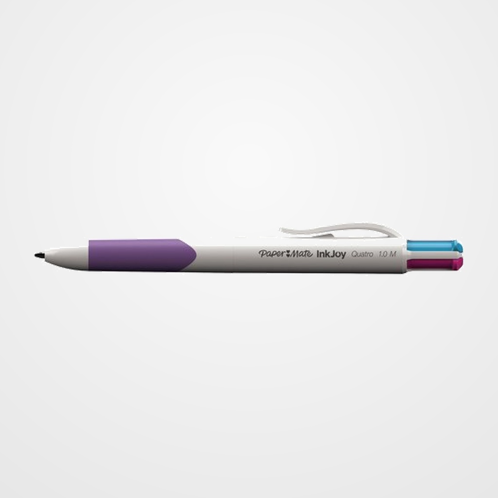 [10101666] BOLIGRAFO de 4 COLORES PAPER MATE INKJOY QUATRO FANTASIA