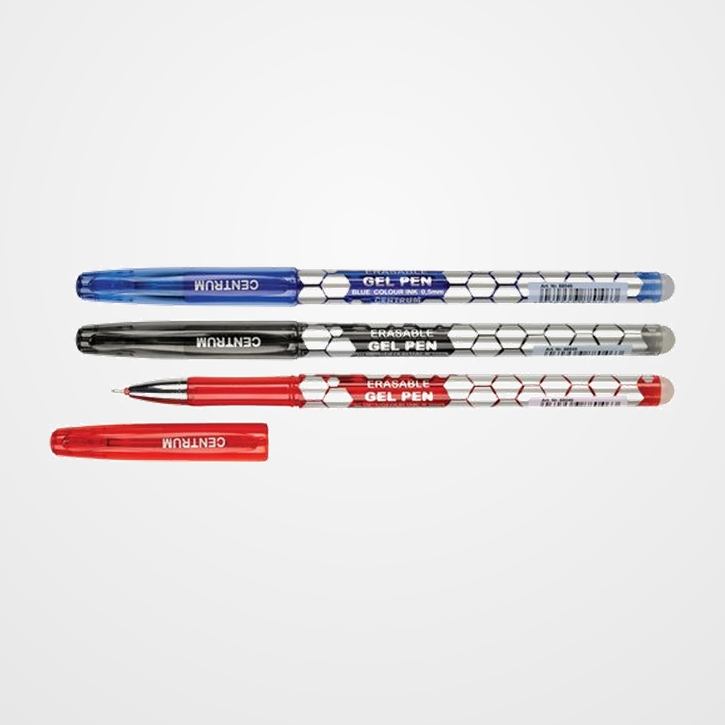 BOLIGRAFO CENTRUM BORRABLE SURTIDO BLISTER DE 3
