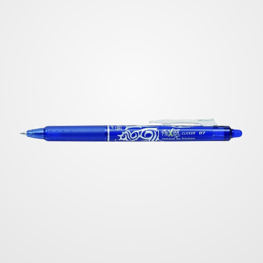 BOLIGRAFO BORRABLE PILOT FRIXION CLICKER 0,7 AZUL