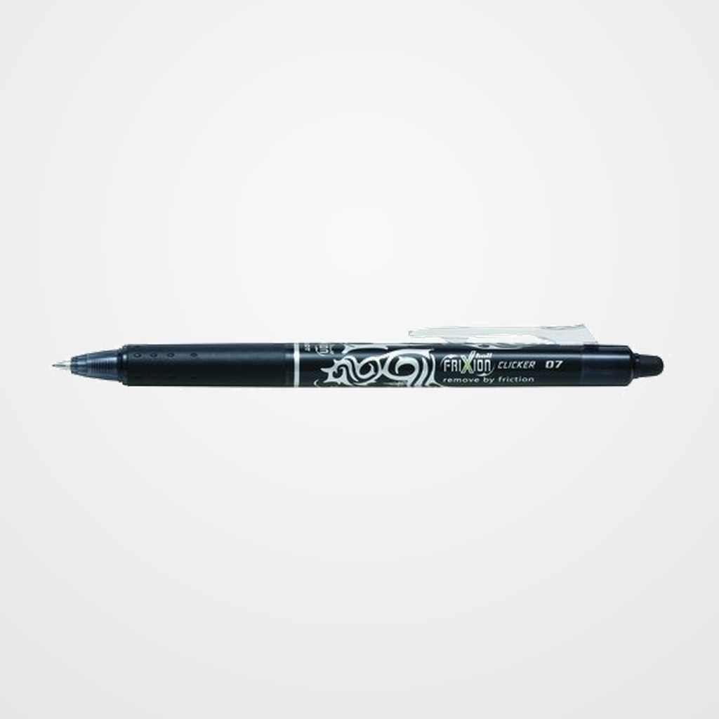 BOLIGRAFO BORRABLE PILOT FRIXION CLICKER 0,7 NEGRO
