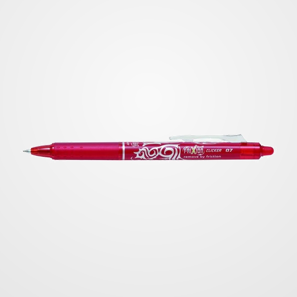BOLIGRAFO BORRABLE PILOT FRIXION CLICKER 0,7 ROJO