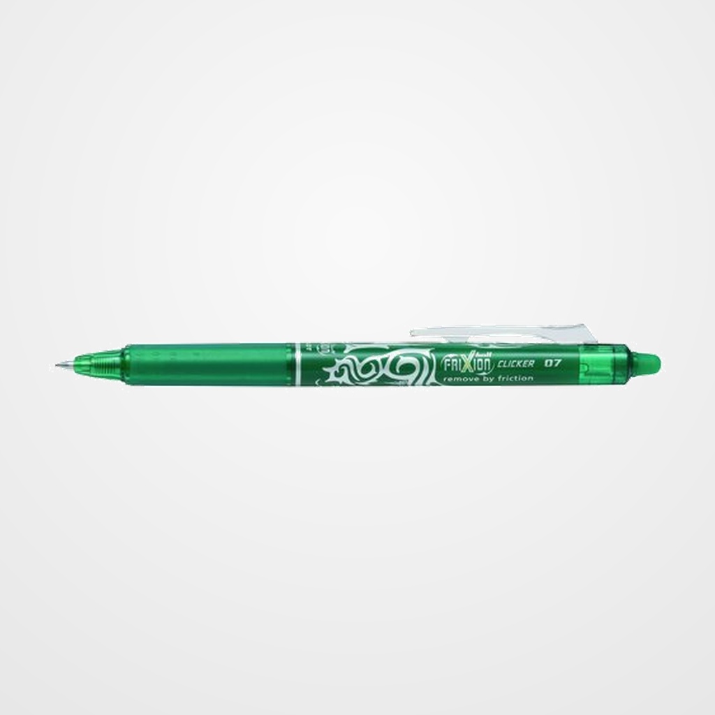 BOLIGRAFO BORR. PILOT FRIXION CLICKER 0,7 VERDE
