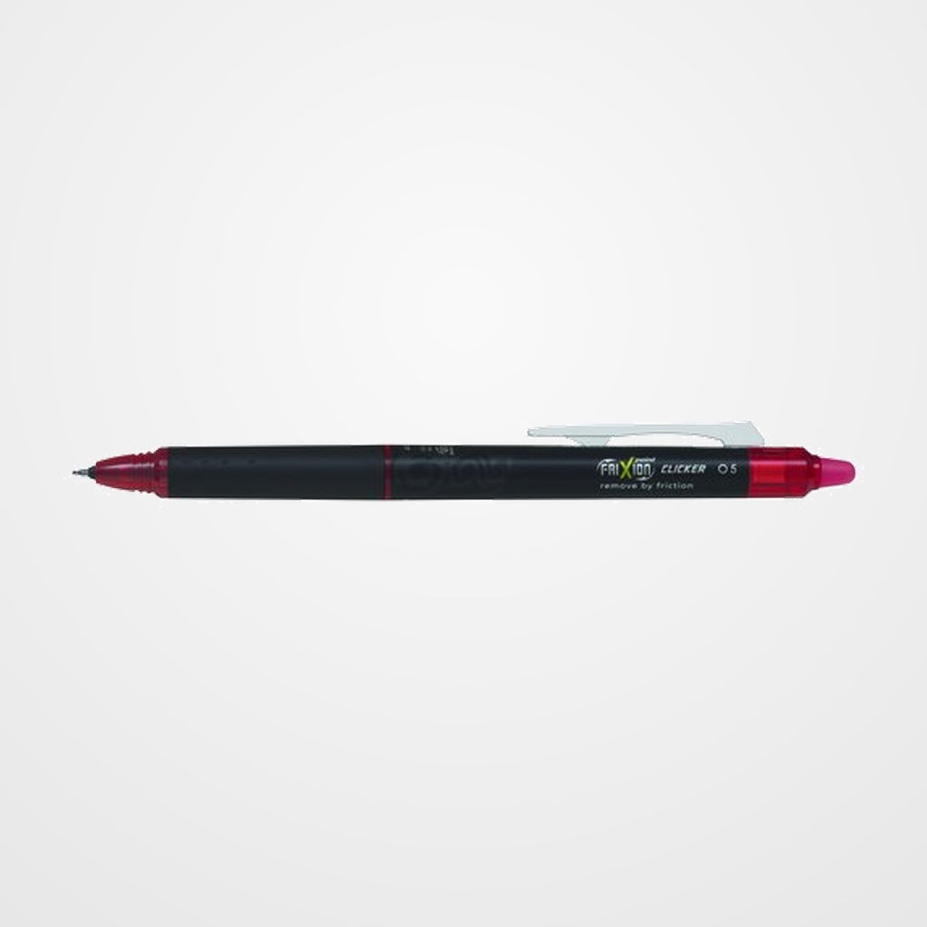 BOLIGRAFO BORRABLE PILOT FRIXION POINT CLICKER 0,5 ROJO