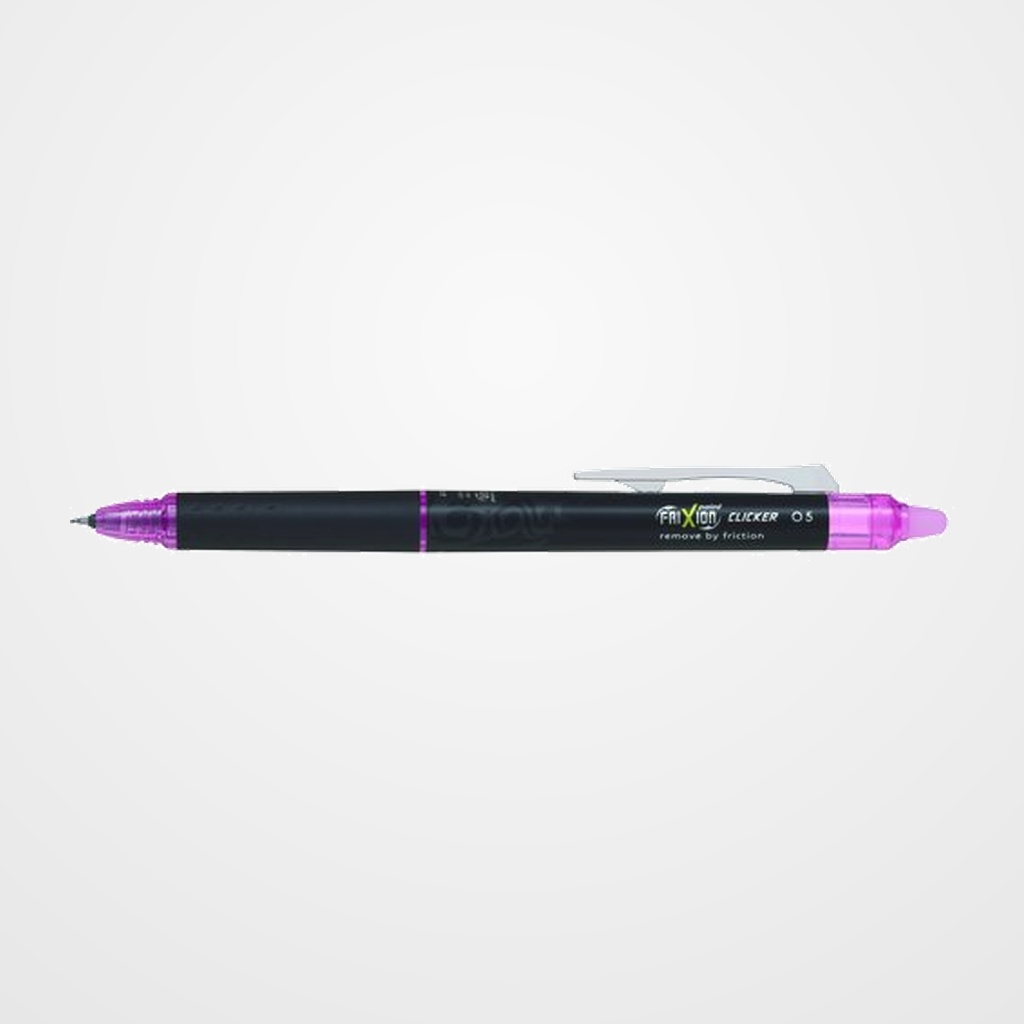 BOLIGRAFO BORR. PILOT FRIXION POINT CLICKER 0,5 ROSA