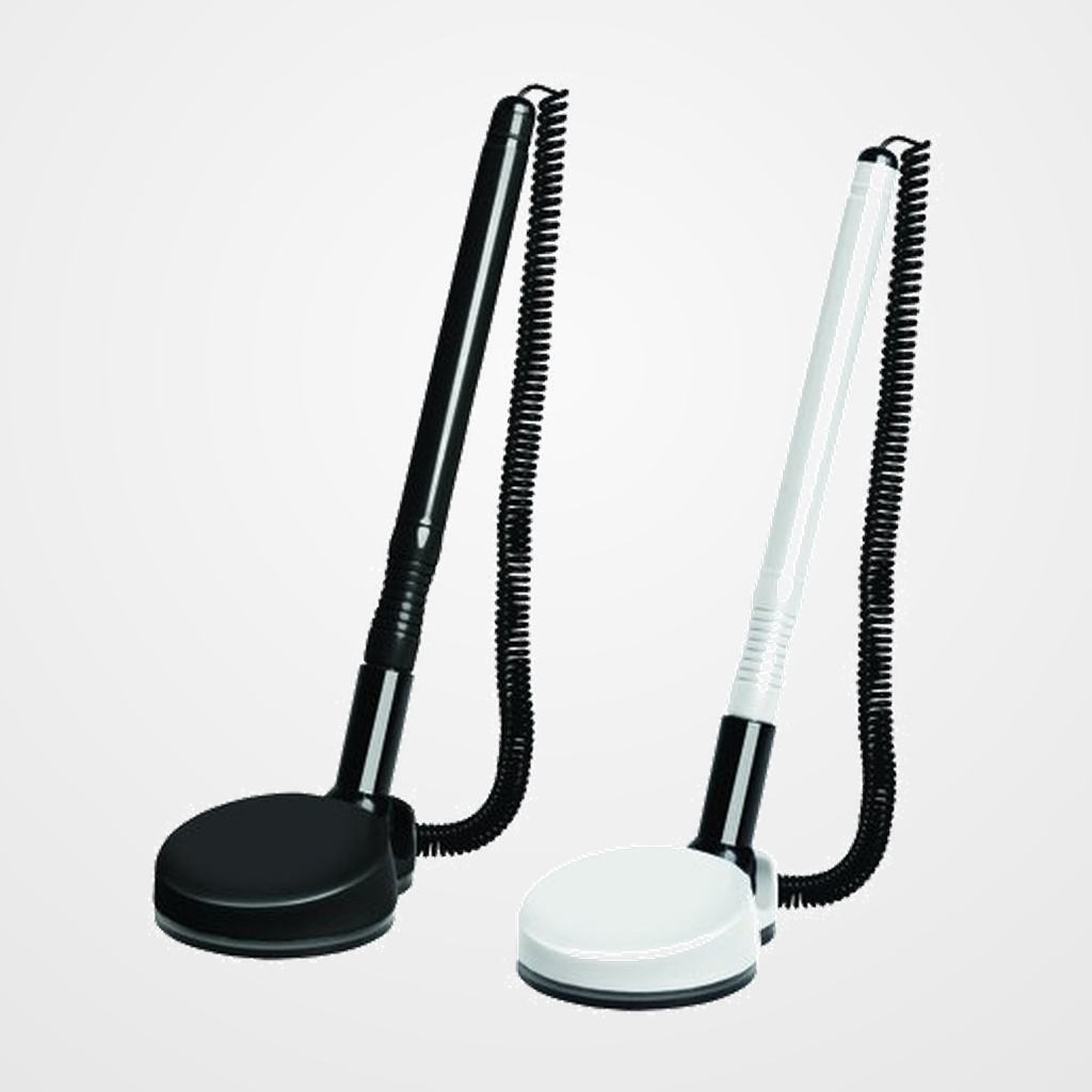 BOLIGRAFO FOROFIS CON PEANA ADHESIVA BLANCA O NEGRA ESCRITURA AZUL