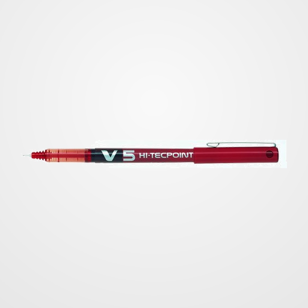 ROLLER T.LIQ. PILOT V-5  ROJO