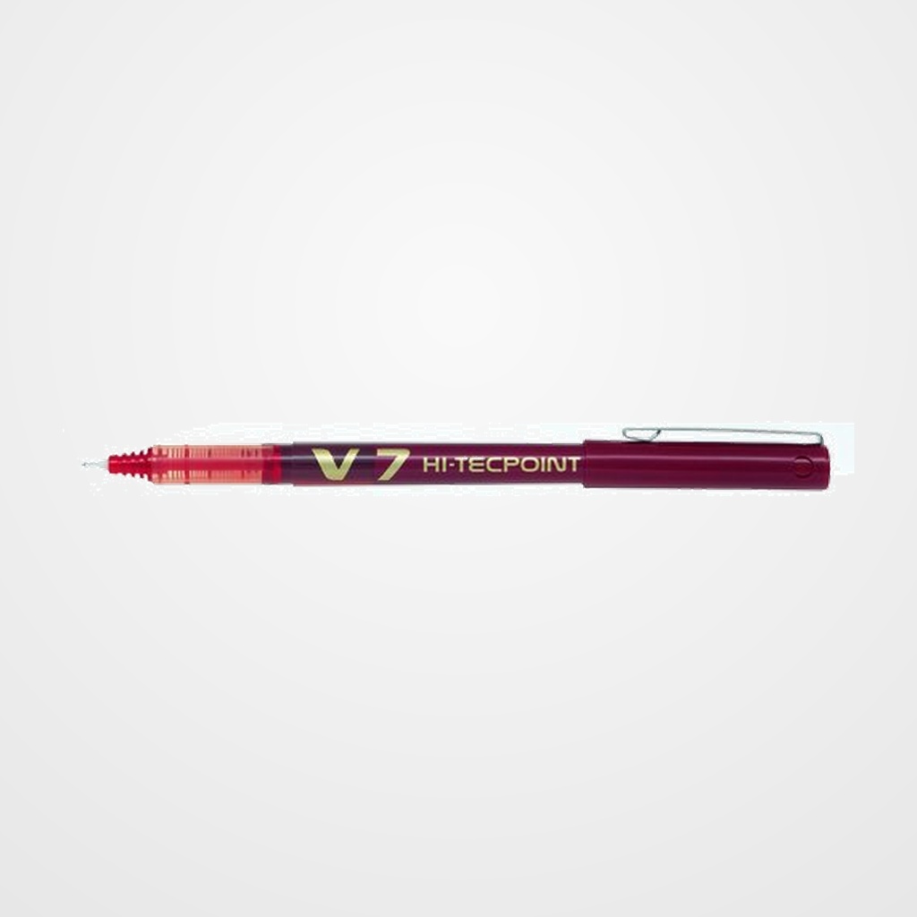 ROLLER T.LIQ. PILOT V-7  ROJO