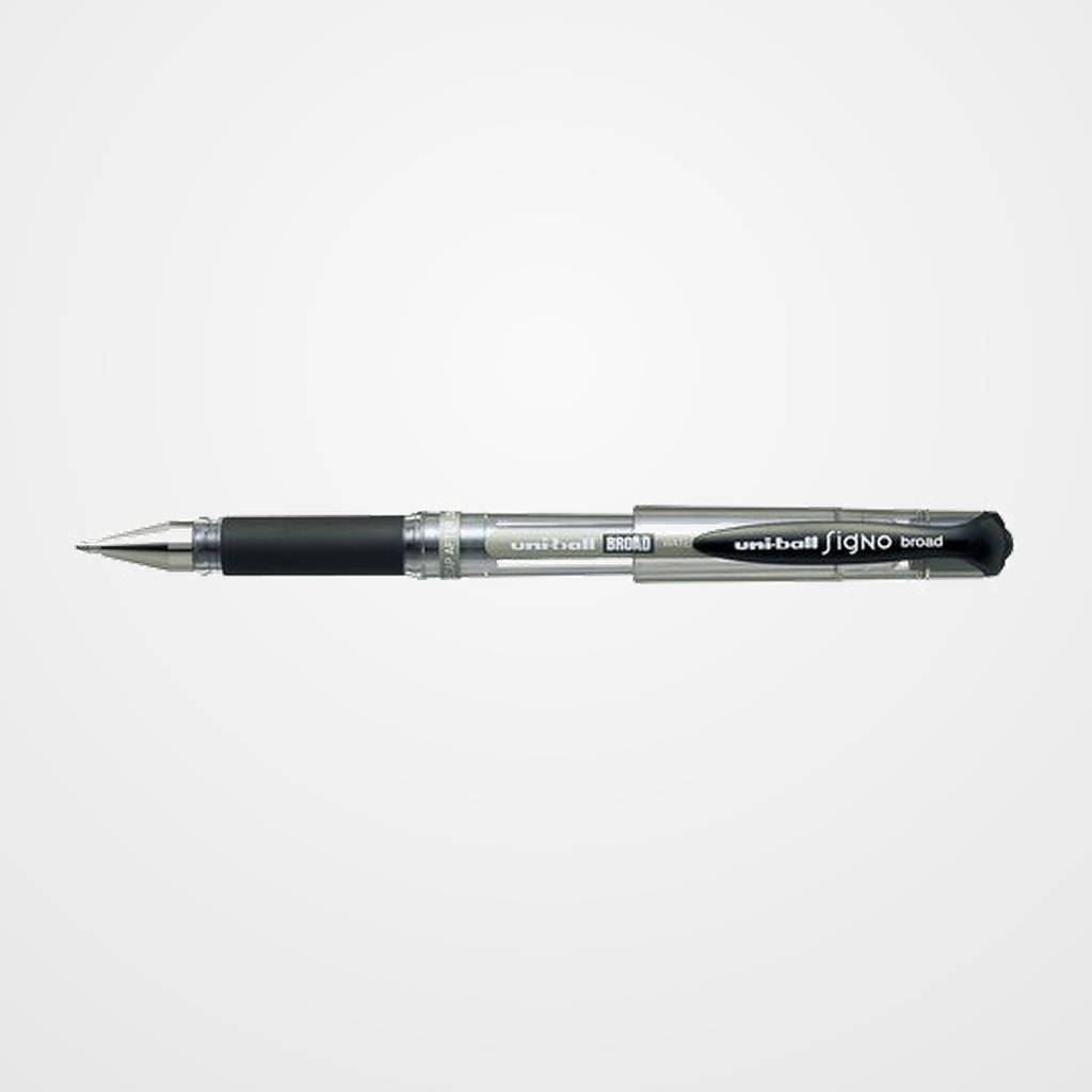ROLLER GEL UNI-BALL SIGNO BROAD 1,0 (UM-153)  NEGRO