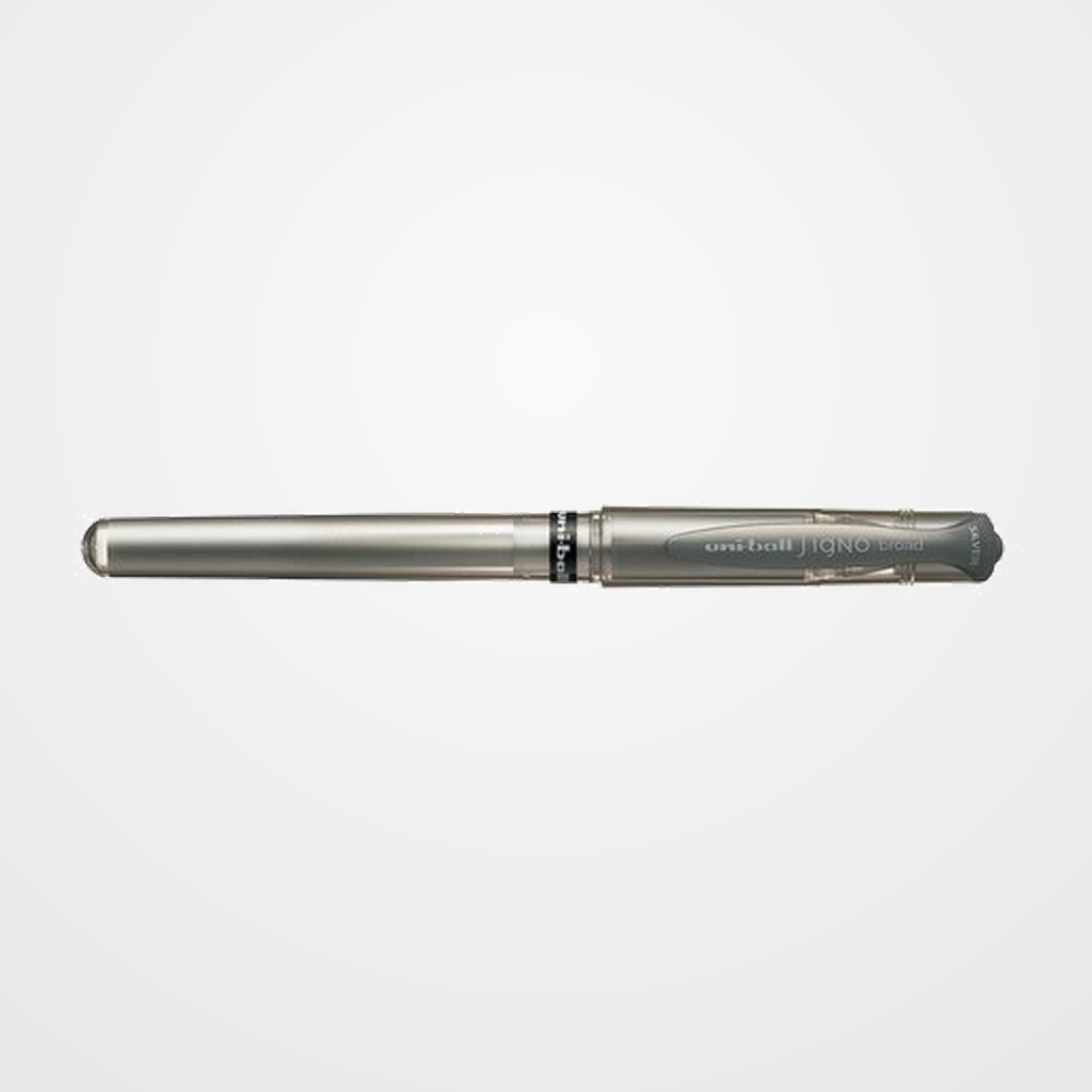 ROLLER GEL UNI-BALL SIGNO BROAD 1,0 (UM-153)  PLATA