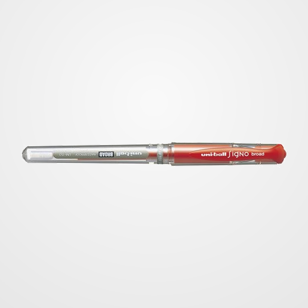 ROLLER GEL UNI-BALL SIGNO BROAD 1,0 (UM-153)  ROJO