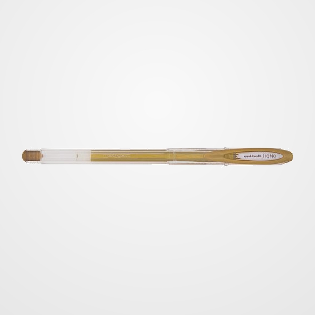 [10102749] ROLLER GEL UNI-BALL SIGNO NOBLE METAL 0,8 (UM-120 NM)  ORO