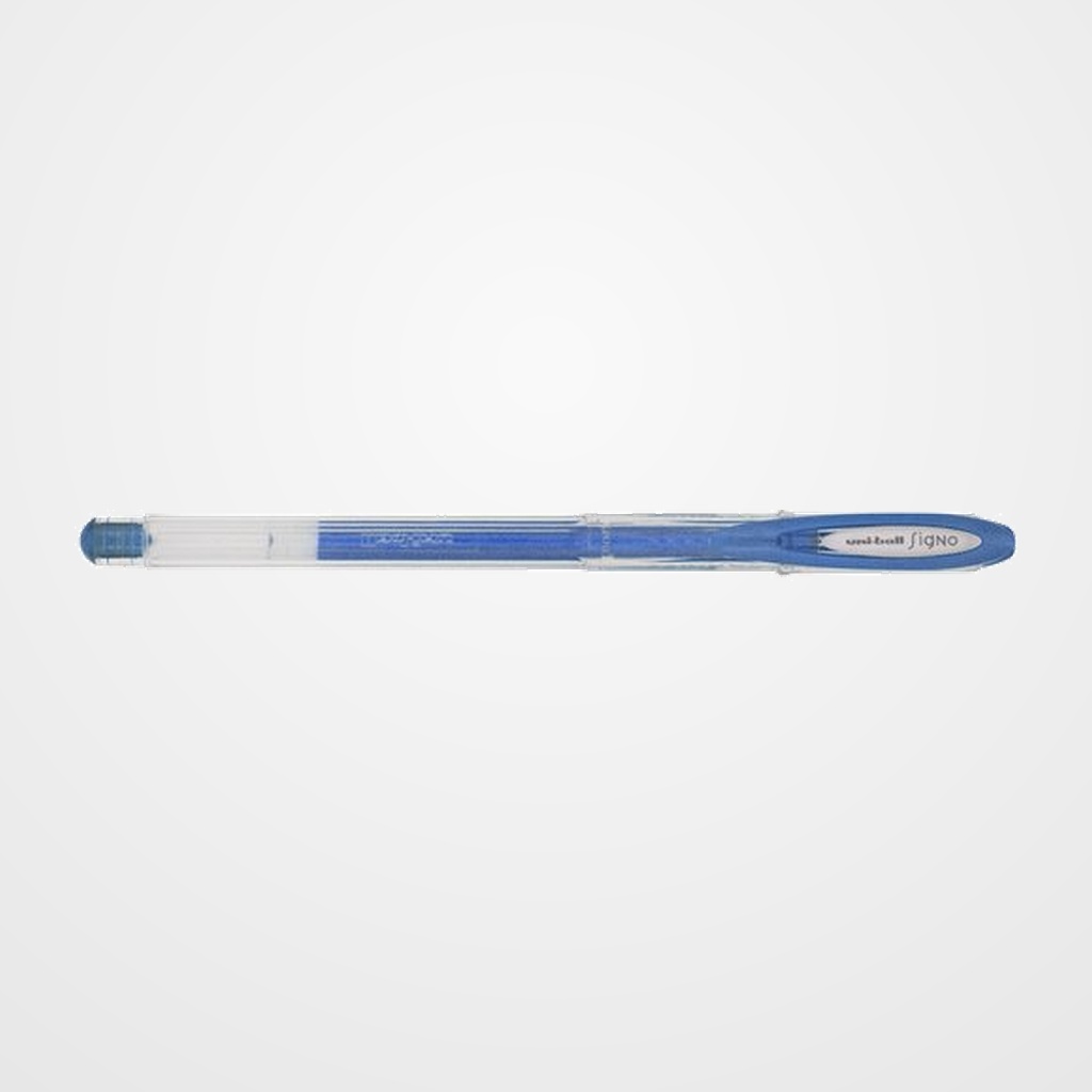 ROLLER GEL UNI-BALL SIGNO NOBLE METAL 0,8 (UM-120 NM)  AZUL