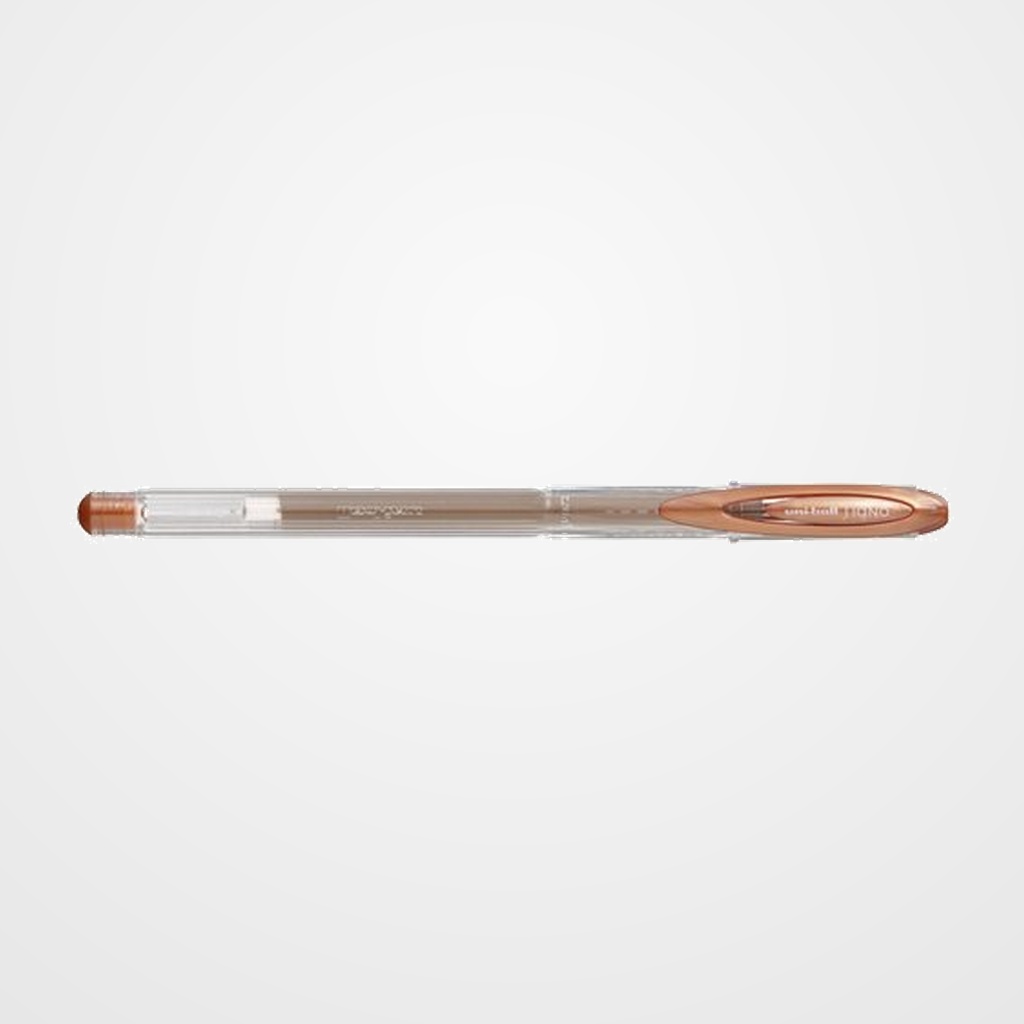 ROLLER GEL UNI-BALL SIGNO NOBLE METAL 0,8 (UM-120 NM)  BRONCE