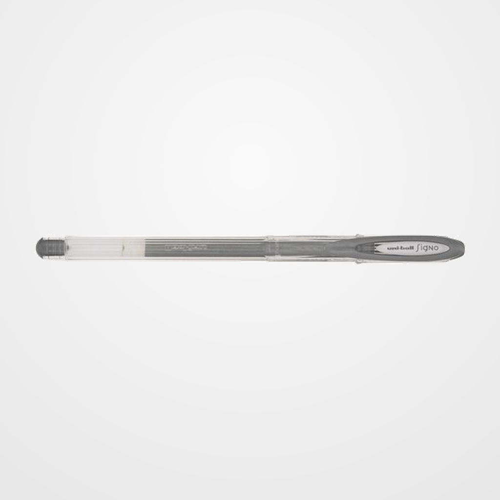 ROLLER GEL UNI-BALL SIGNO NOBLE METAL 0,8 (UM-120 NM)  PLATA