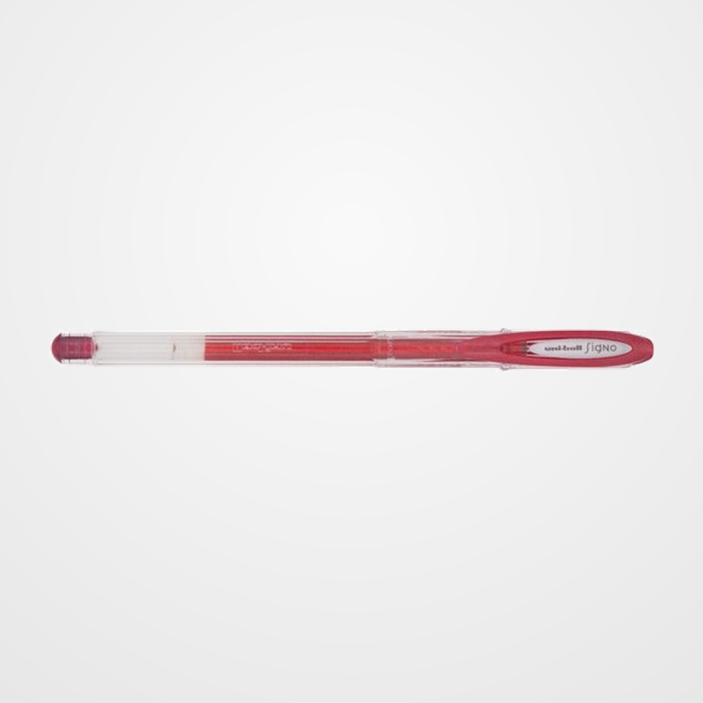 ROLLER GEL UNI-BALL SIGNO NOBLE METAL 0,8 (UM-120 NM)  ROJO