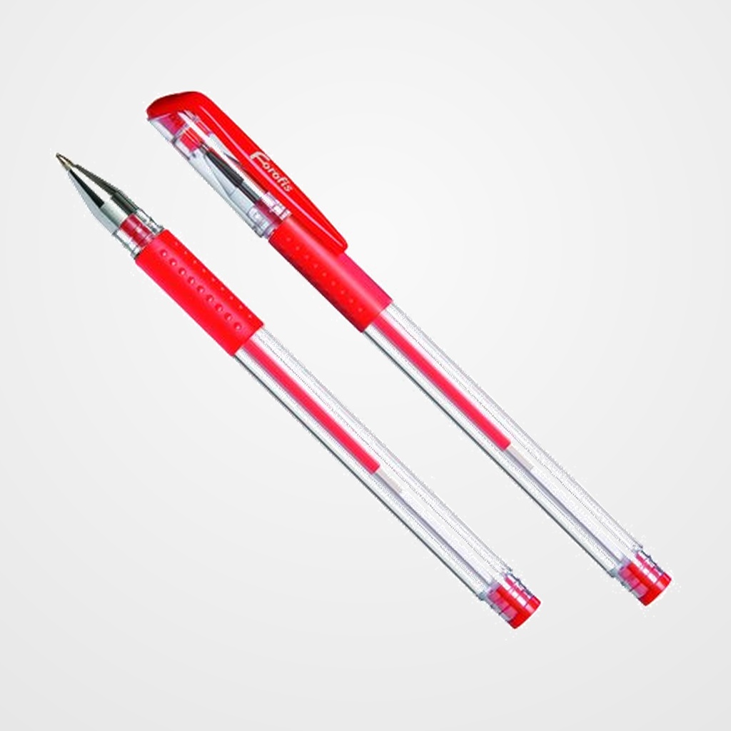 BOLIGRAFO FOROFIS OFFICE GEL 0,5 mm ROJO