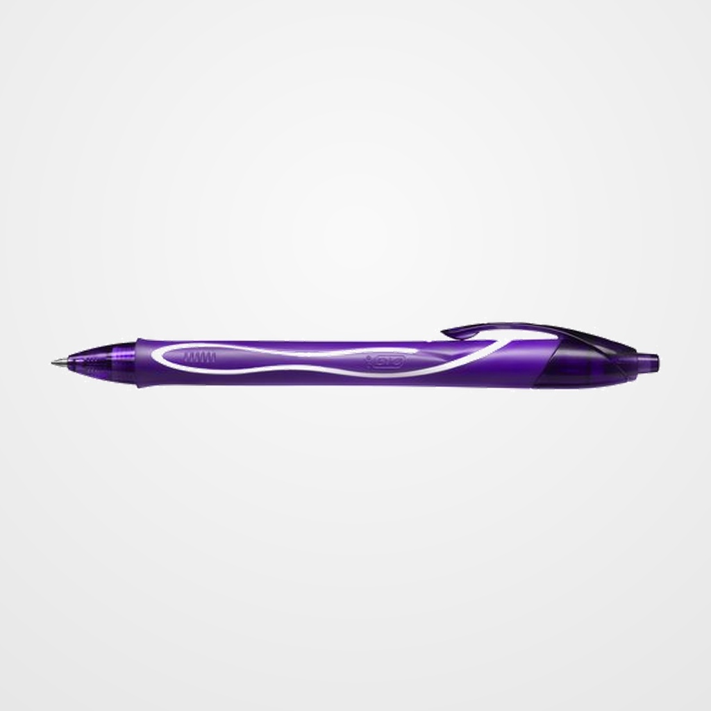 ROLLER GEL RT. BIC GELOCITY QUICK DRY 0.7 mm  PURPURA