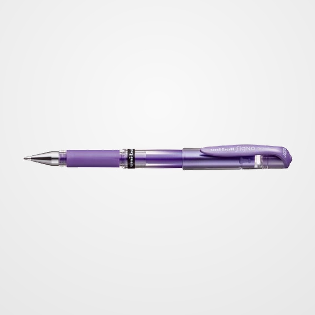 [11201348] ROLLER GEL UNI-BALL SIGNO BROAD 1,0 (UM-153)  VIOLETA METALICO
