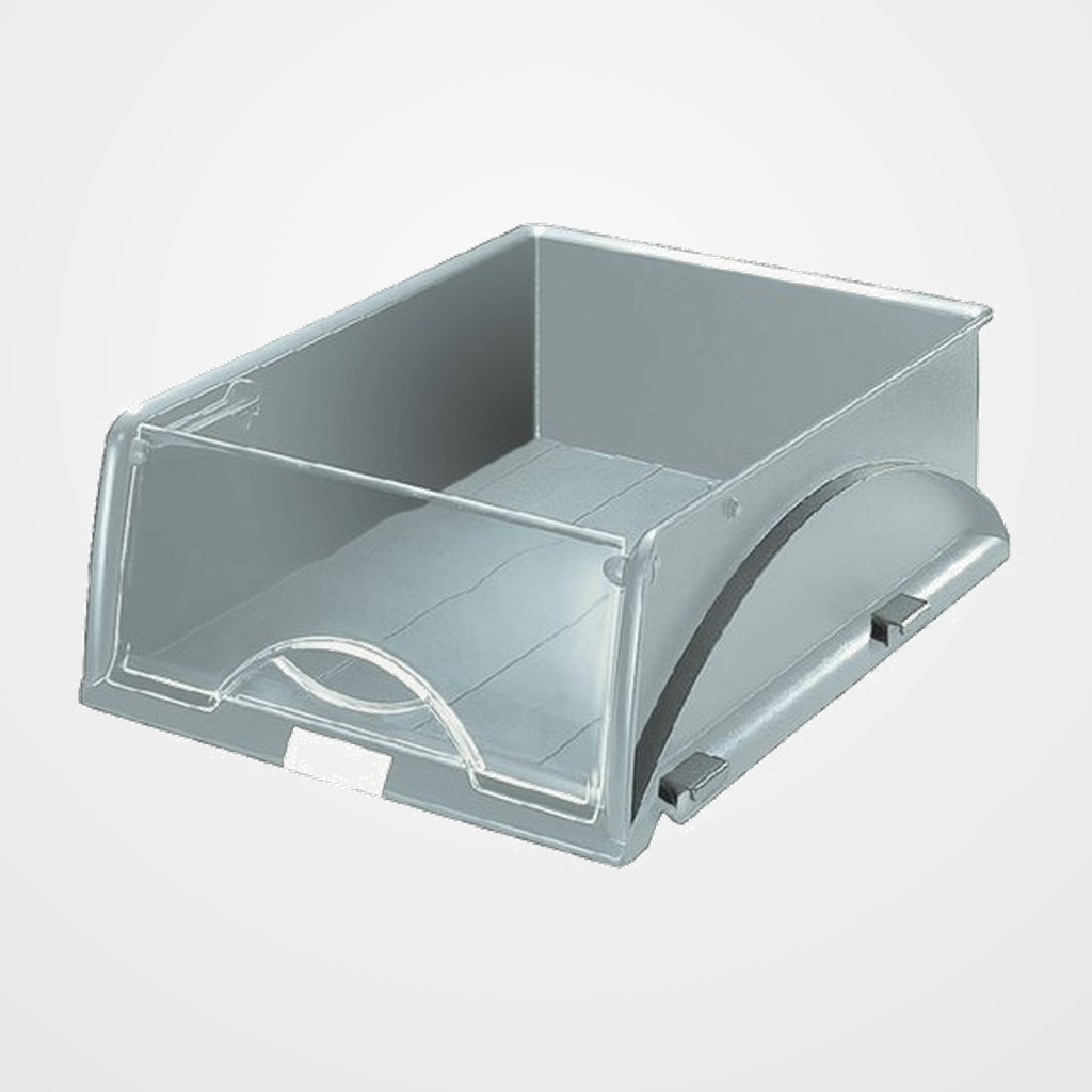 BANDEJA SOBREMESA SORTY A4 GRIS