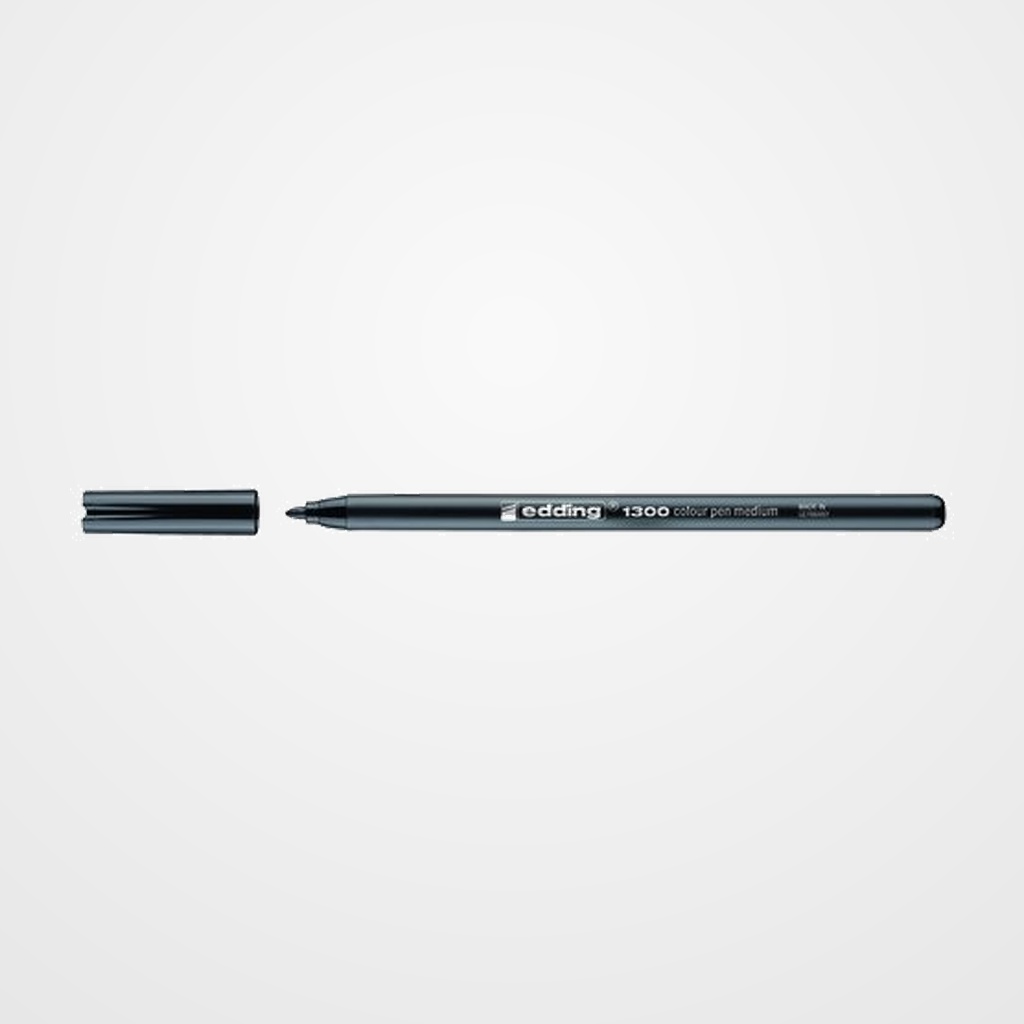 ROTULADOR FIBRA EDDING 1300  NEGRO