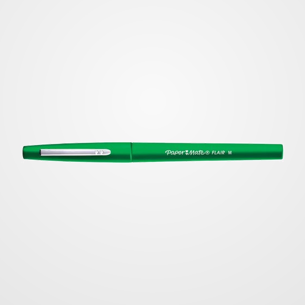 ROTULADOR FIBRA PAPER MATE FLAIR ORIG.M (1,1)  VERDE