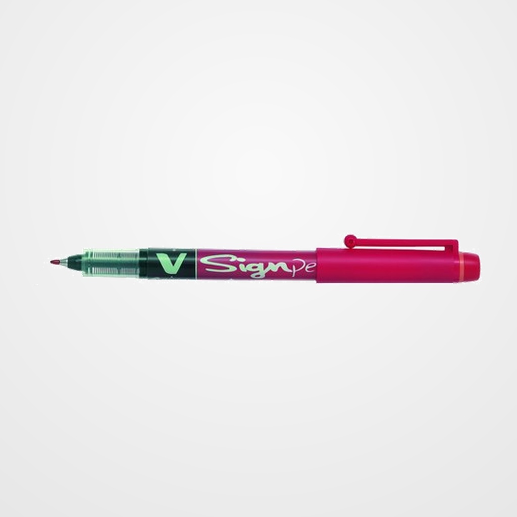ROTULADOR FIBRA PILOT SIGN PEN ROJO