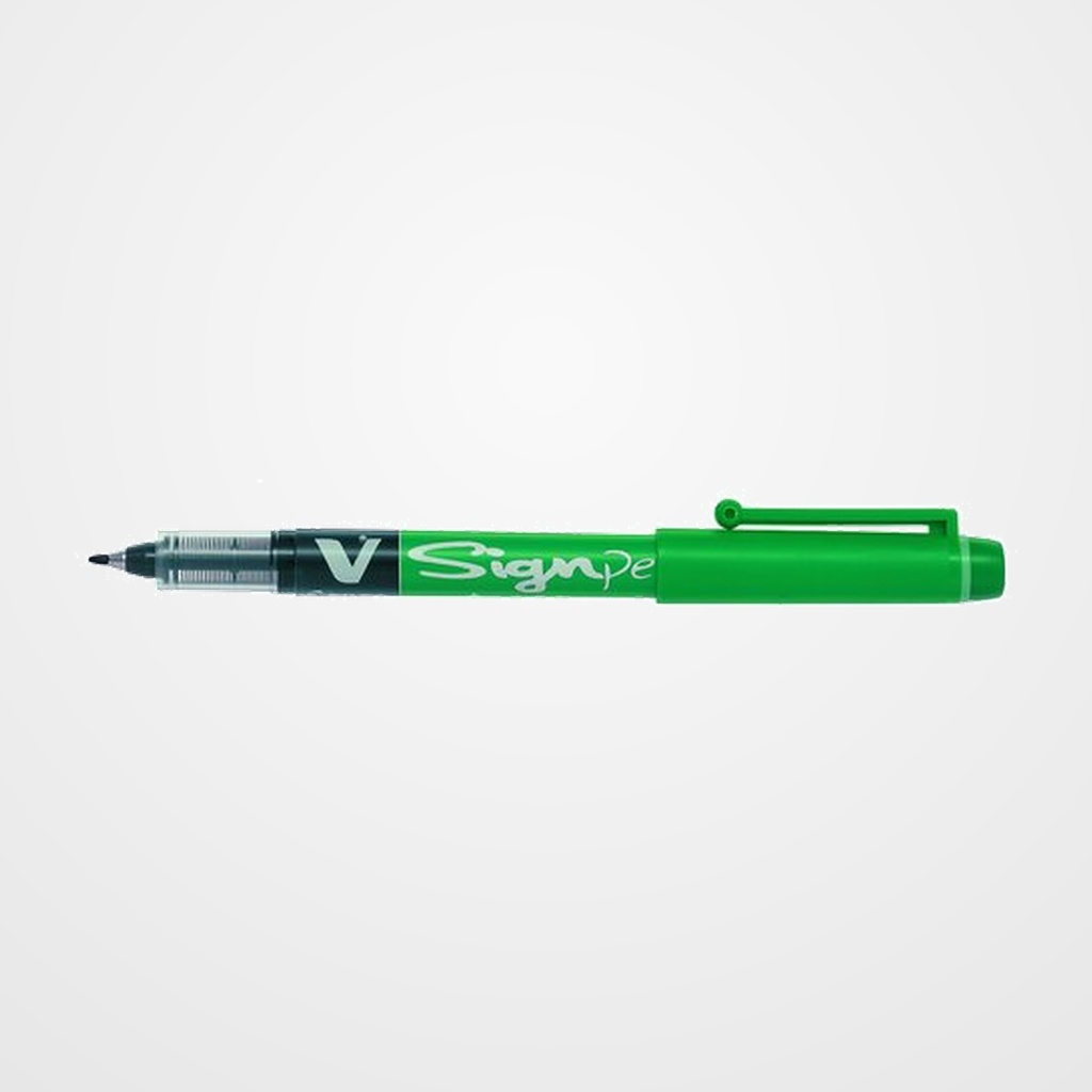 ROTULADOR FIBRA PILOT SIGN PEN VERDE