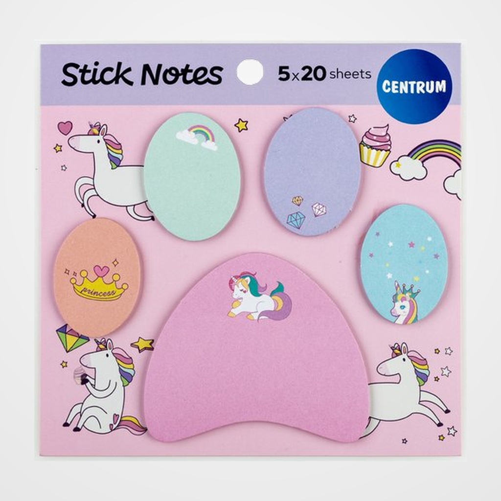 BANDERITAS ADHESIVAS CENTRUM UNICORN PACK de 5