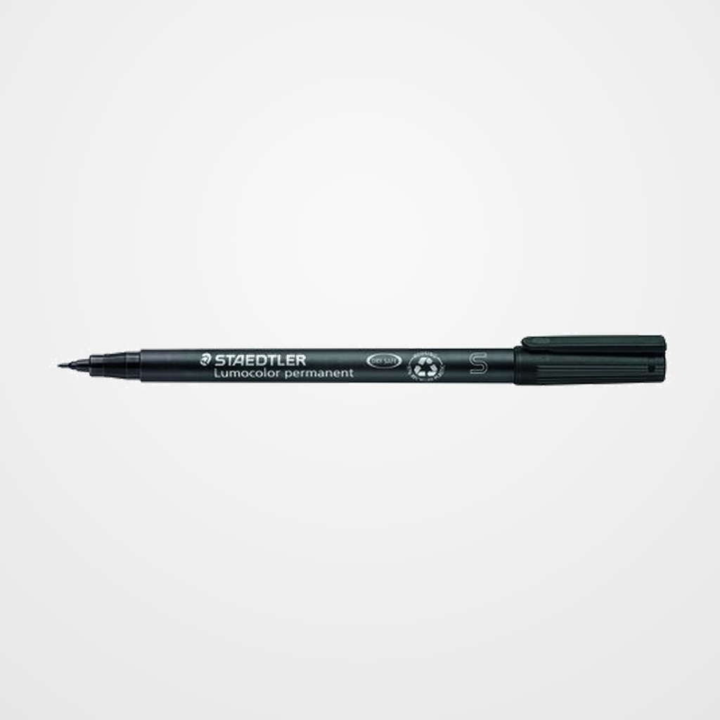 ROTULADOR PERMANENTE STAEDTLER 313 LUMOCOLOR (S)  NEGRO
