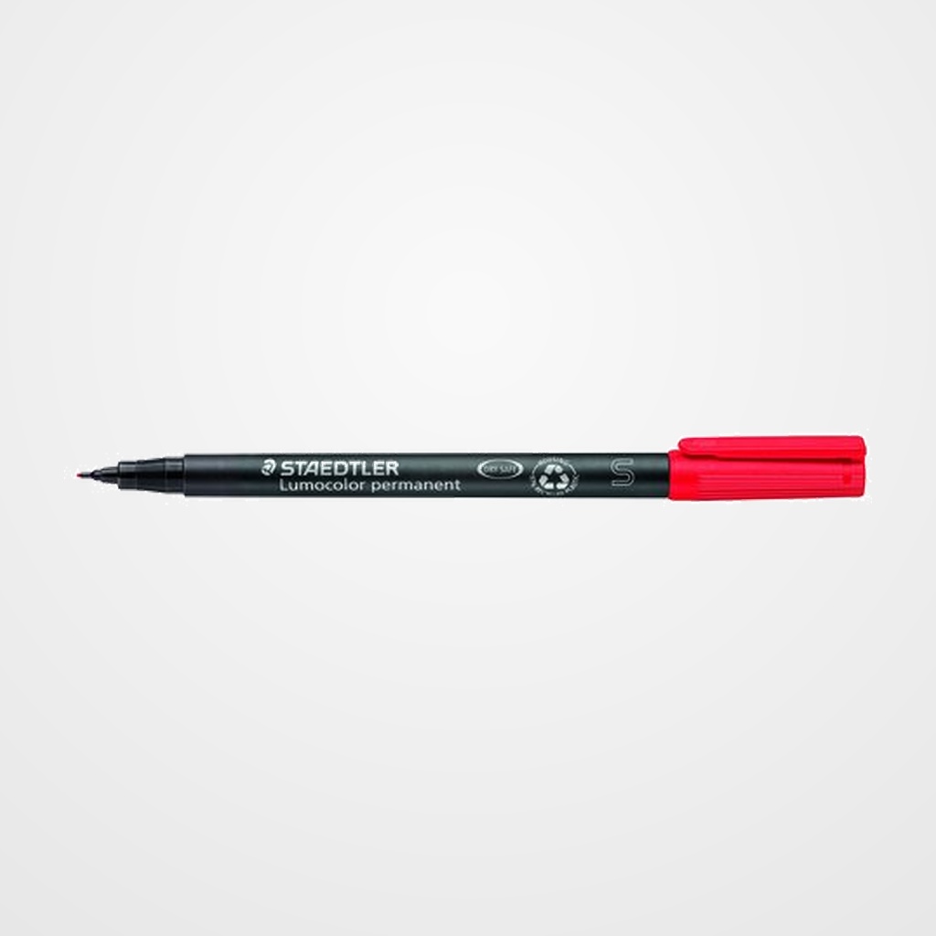 ROTULADOR PERMANENTE STAEDTLER 313 LUMOCOLOR (S)  ROJO