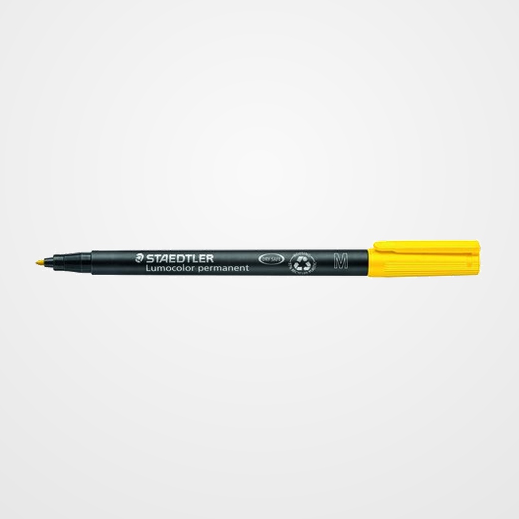 ROTULADOR PERMANENTE STAEDTLER 317 LUMOCOLOR (M)  AMARILLO