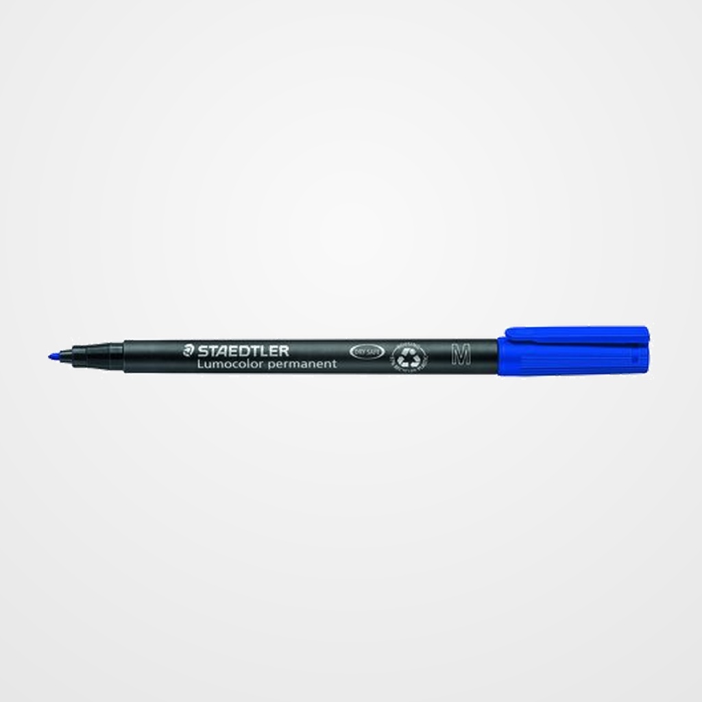 ROTULADOR PERMANENTE STAEDTLER 317 LUMOCOLOR (M)  AZUL