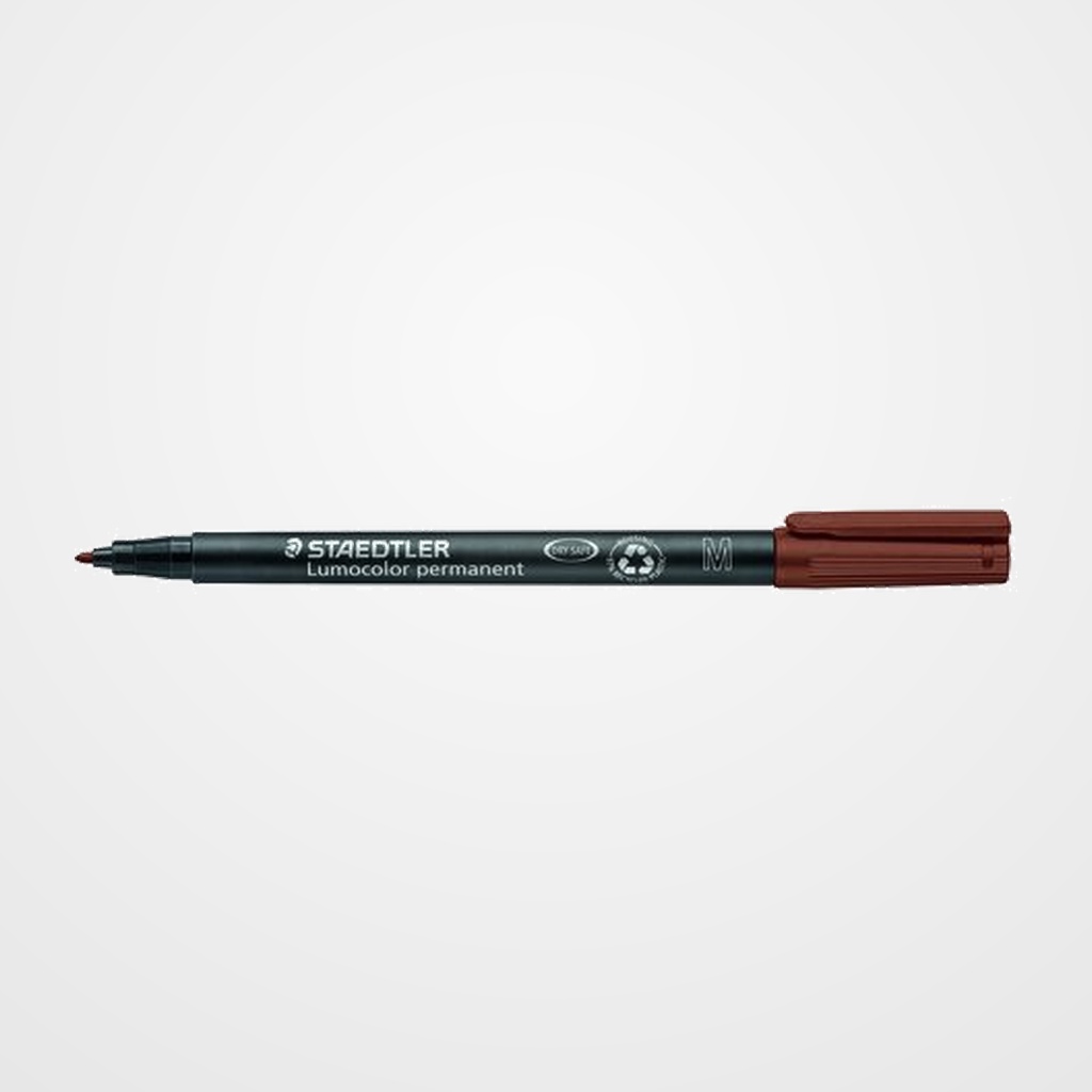 ROTULADOR PERMANENTE STAEDTLER 317 LUMOCOLOR (M)  MARRON