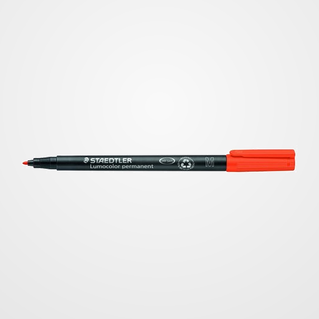 ROTULADOR PERMANENTE STAEDTLER 317 LUMOCOLOR (M)  NARANJA