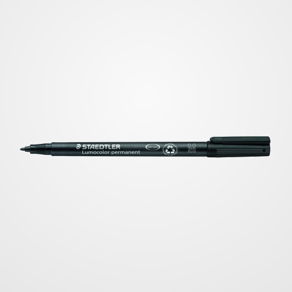 ROTULADOR PERMANENTE STAEDTLER 317 LUMOCOLOR (M)  NEGRO