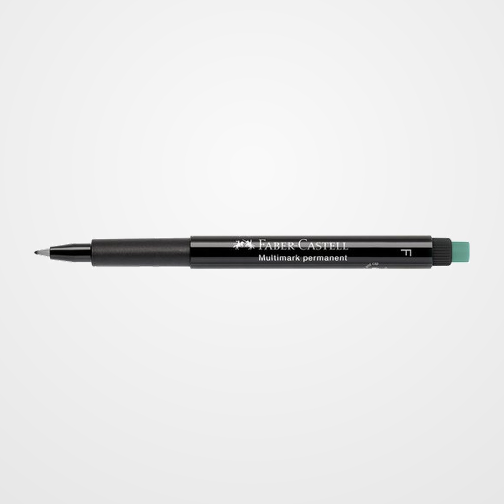 ROTULADOR PERMANENTE FABER-CASTELL MULTIMARK F  NEGRO