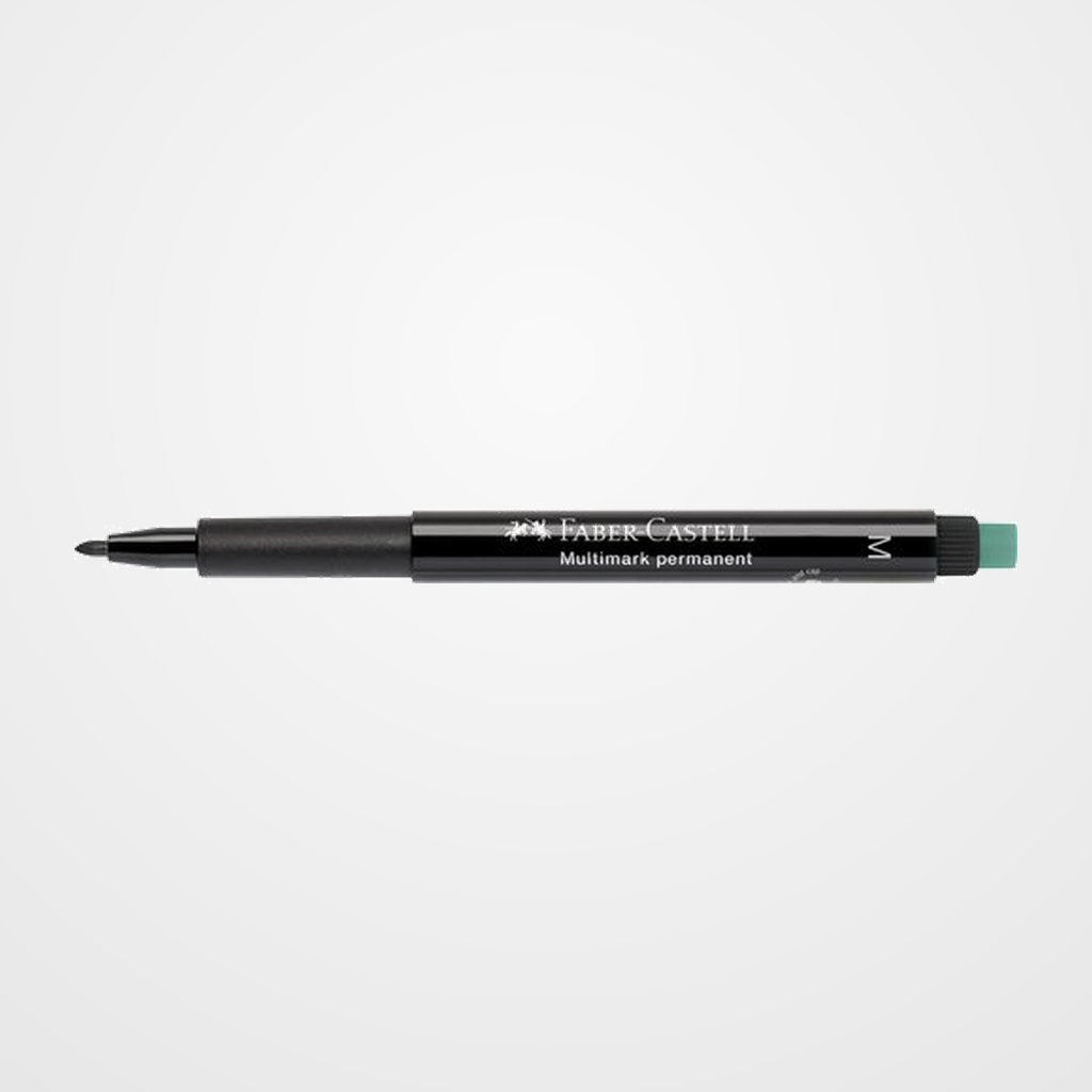 ROTULADOR PERMANENTE FABER-CASTELL MULTIMARK M  NEGRO