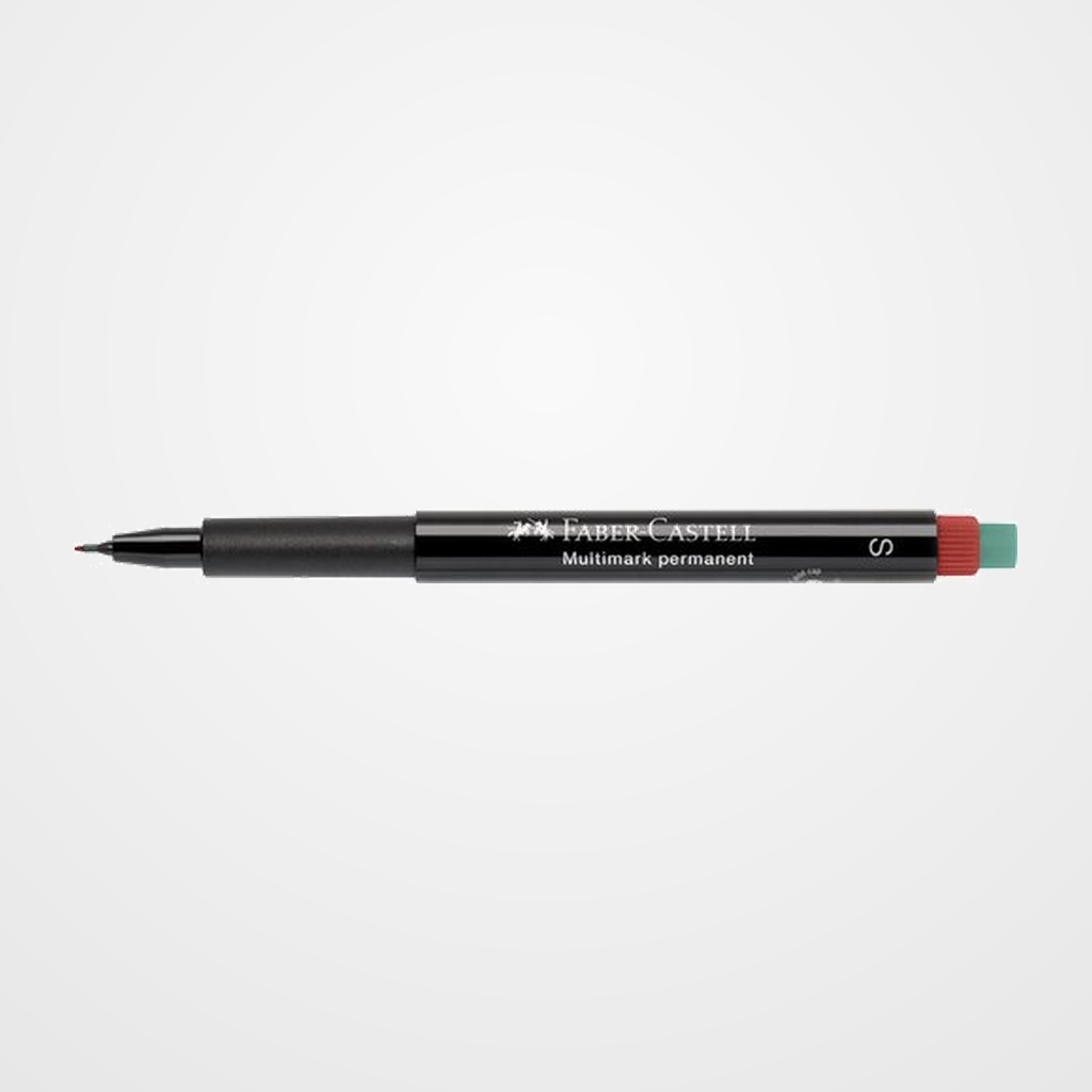ROTULADOR PERMANENTE FABER-CASTELL MULTIMARK S  ROJO