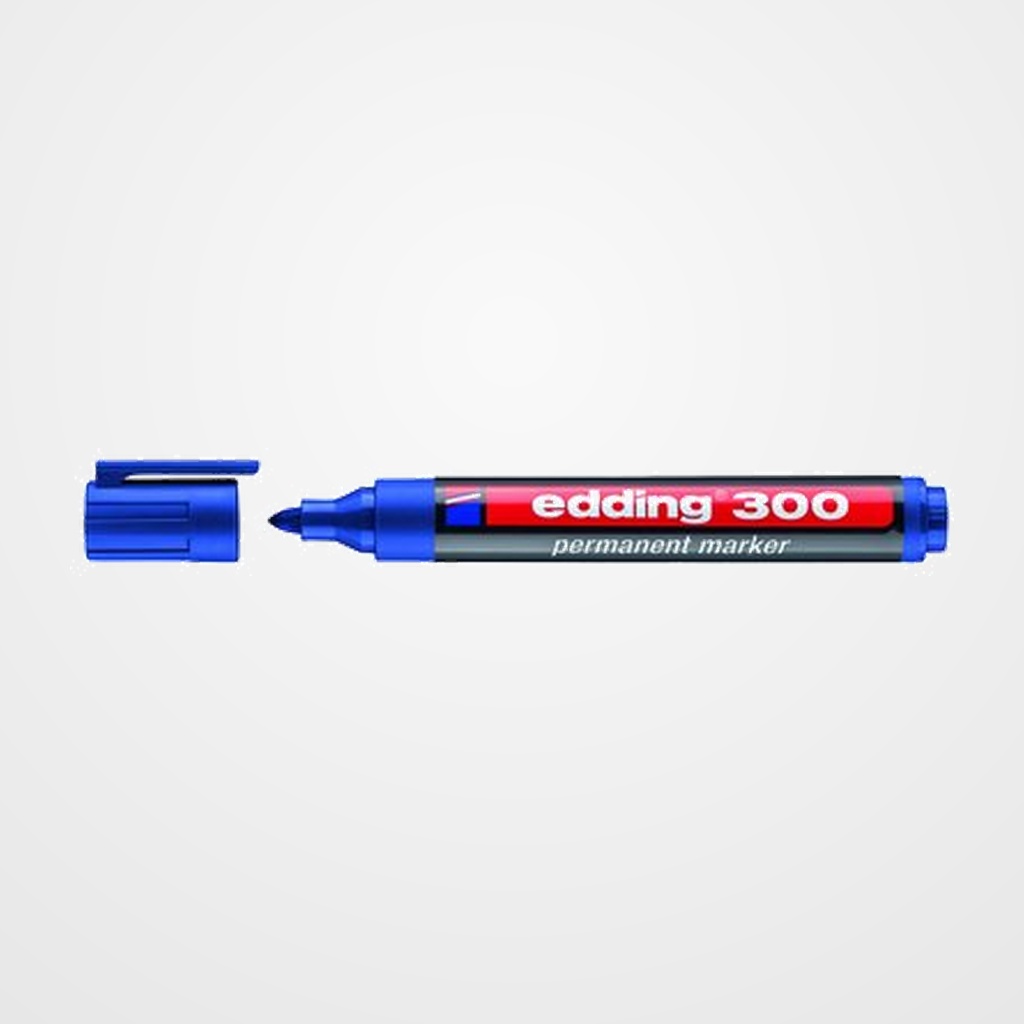 MARCADOR PERMANENTE EDDING  300 CONICO  AZUL