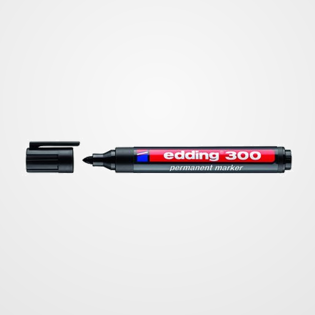 [10205220] MARCADOR PERMANENTE EDDING  300 CONICO  NEGRO