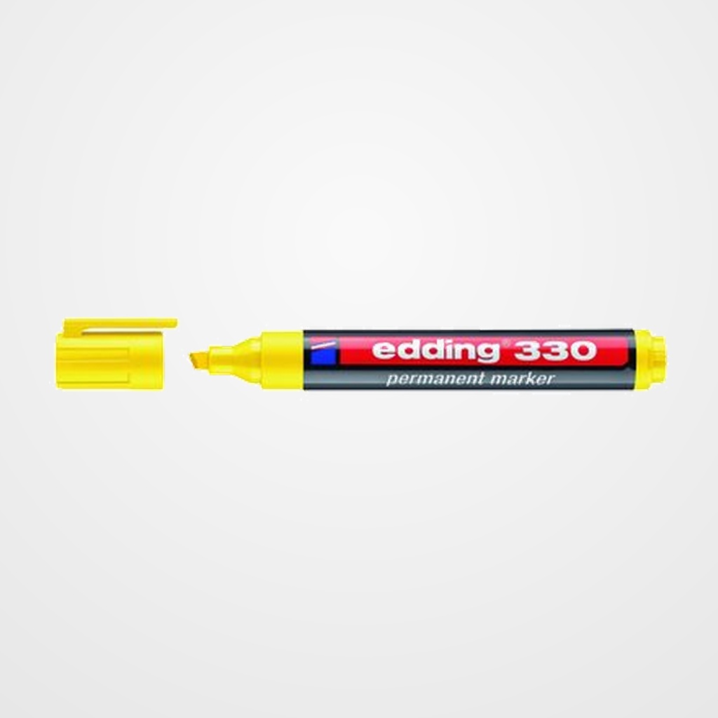 MARCADOR PERMANENTE EDDING  330 BISELADO  AMARILLO