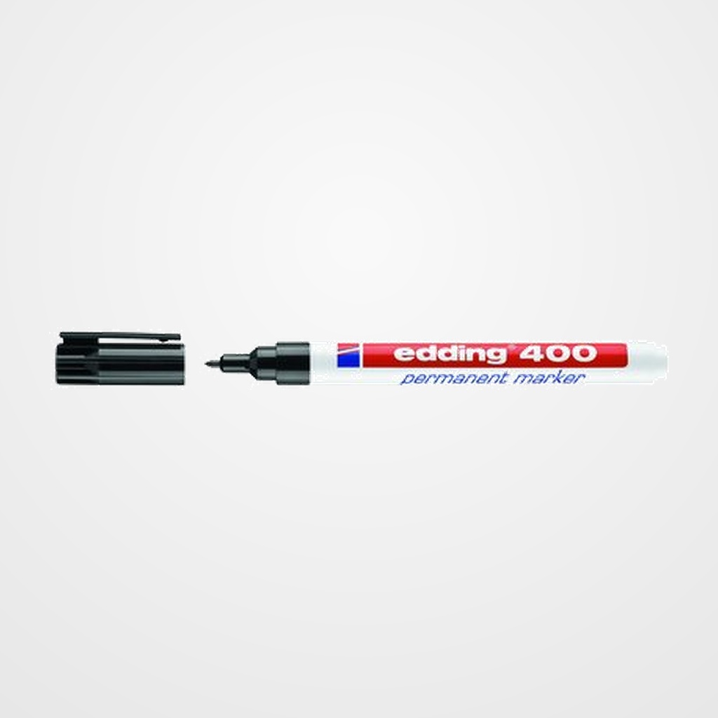 MARCADOR PERMANENTE EDDING  400 CONICO NEGRO